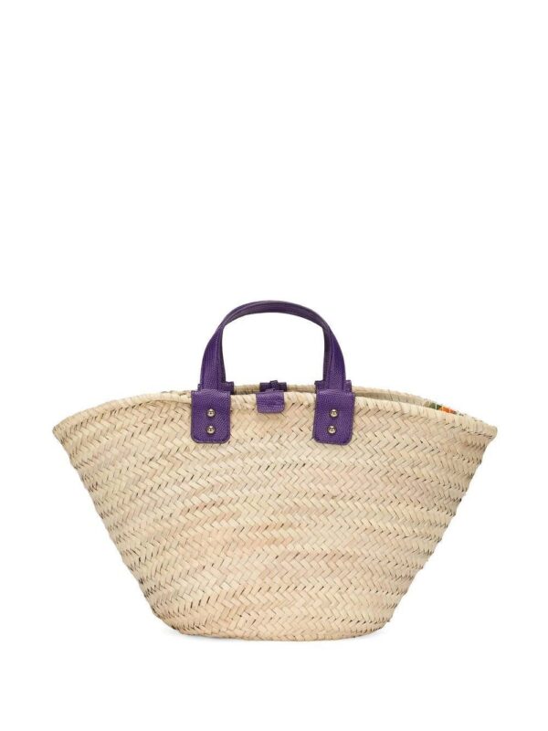 18576496_40256654_1000.jpg Dolce & gabbana logo-embroidered raffia tote bag