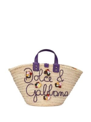 18576496_40257567_1000-1.jpg Dolce & Gabbana Kendra embroidered woven basket bag