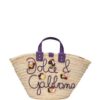 18576496_40257567_1000.jpg Dolce & gabbana logo-embroidered raffia tote bag