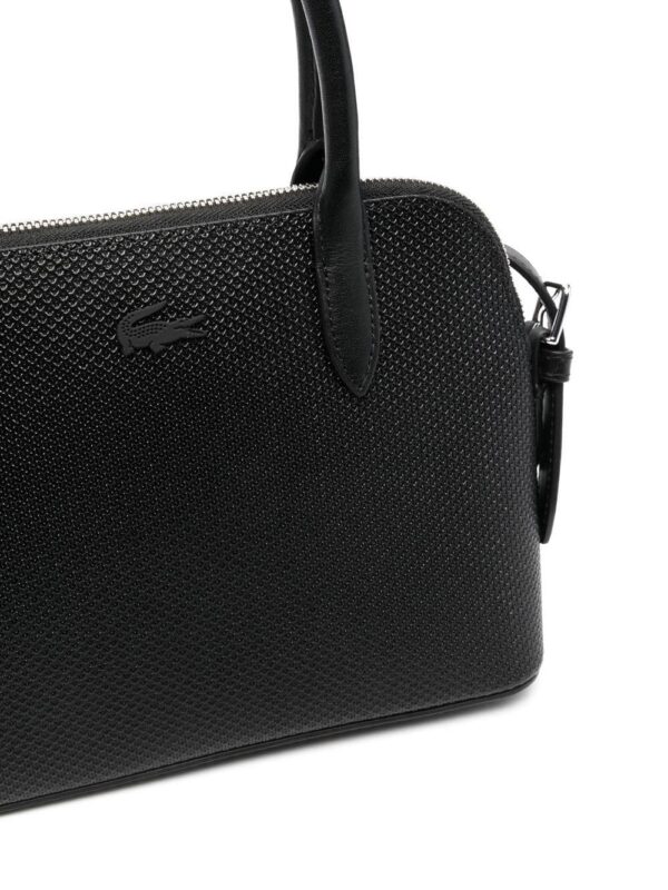 Lacoste Chantaco piqué leather mini tote bag