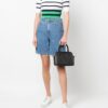 Lacoste Chantaco piqué leather mini tote bag