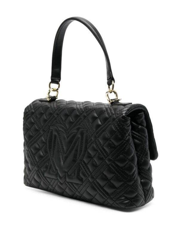 18578511_40123463_1000.jpg Moschino logo-plaque quilted tote bag