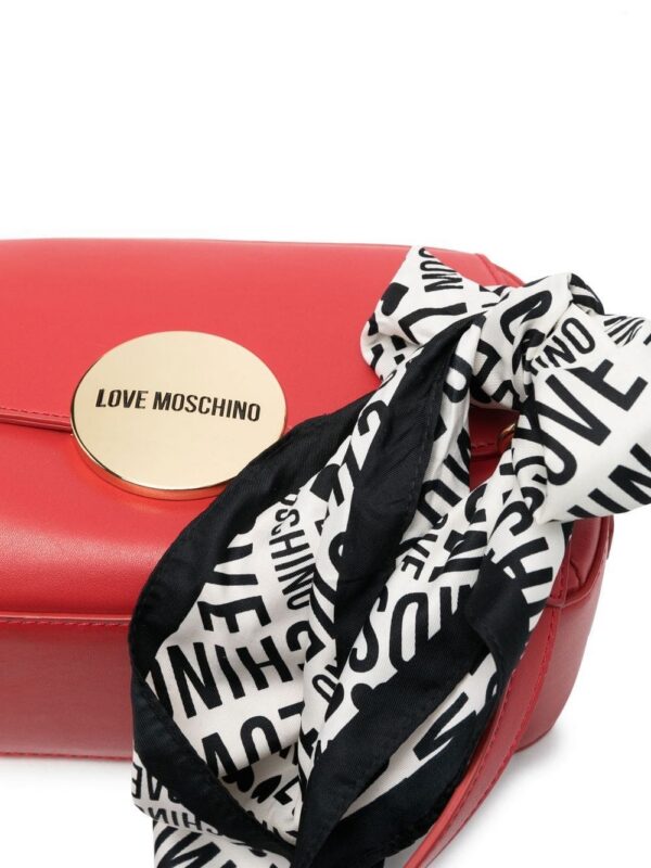 18579221_40122056_1000.jpg Love Moschino logo-plaque satchel bag