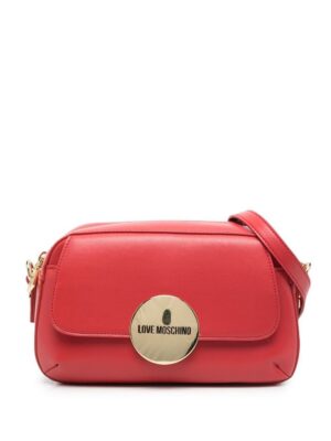 18579221_40122062_1000.jpg Love Moschino logo-plaque satchel bag