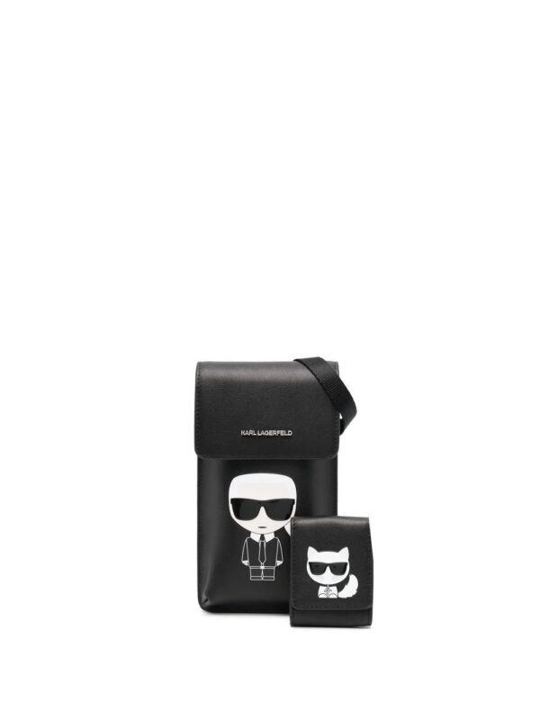 18581623_40173235_1000.jpg Karl Lagerfeld logo-patch shoulder bag