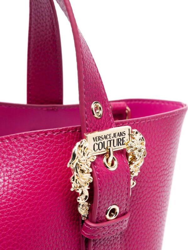 18592190_40177853_1000.jpg Versace Jeans Couture Baroque-buckle tote bag