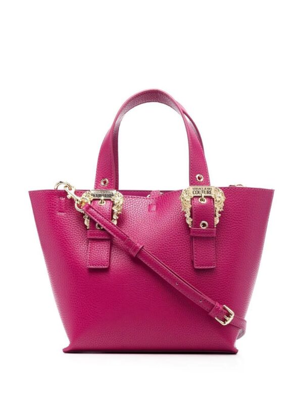 18592190_40178177_1000.jpg Versace Jeans Couture Baroque-buckle tote bag