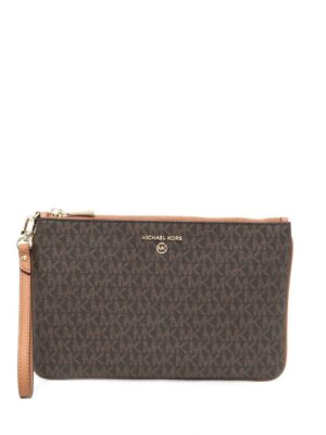 18615509_40175000_1000.jpg Michael Michael Kors monogram-pattern clutch bag