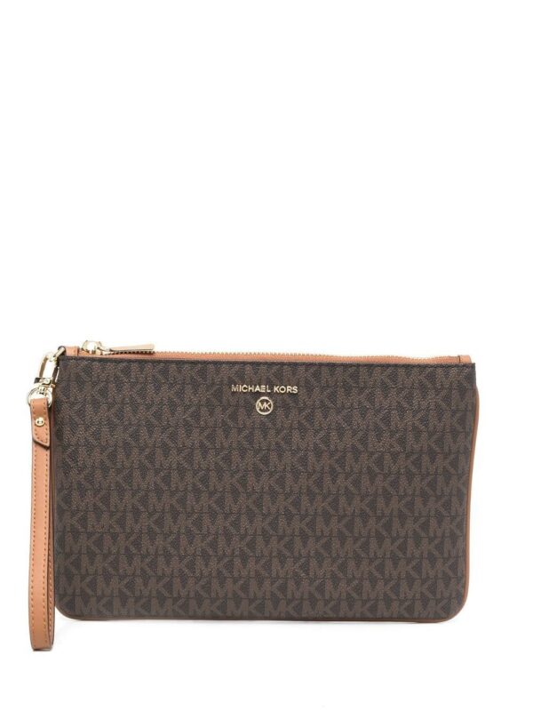 18615509_40175000_1000_213e1407-002a-41e9-878d-2e2f6a703d7a.jpg Michael Michael Kors monogram-pattern clutch bag