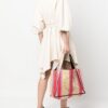 18616530_42506910_1000.jpg Stella McCartney striped logo-print tote bag