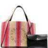 18616530_42506913_1000-1.jpg Stella McCartney striped logo-print tote bag