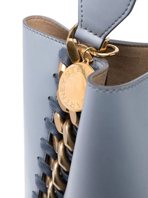 18616531_42457991_1000.jpg Stella McCartney Frayme chain link-trim tote bag