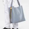 18616531_42457994_1000.jpg Stella McCartney Frayme chain link-trim tote bag