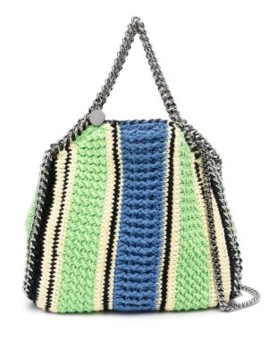 Stella McCartney mini Falabella crochet tote bag
