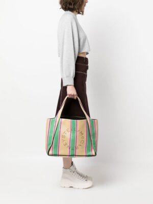 18618220_43557215_1000.jpg Stella McCartney stripe-print raffia tote bag