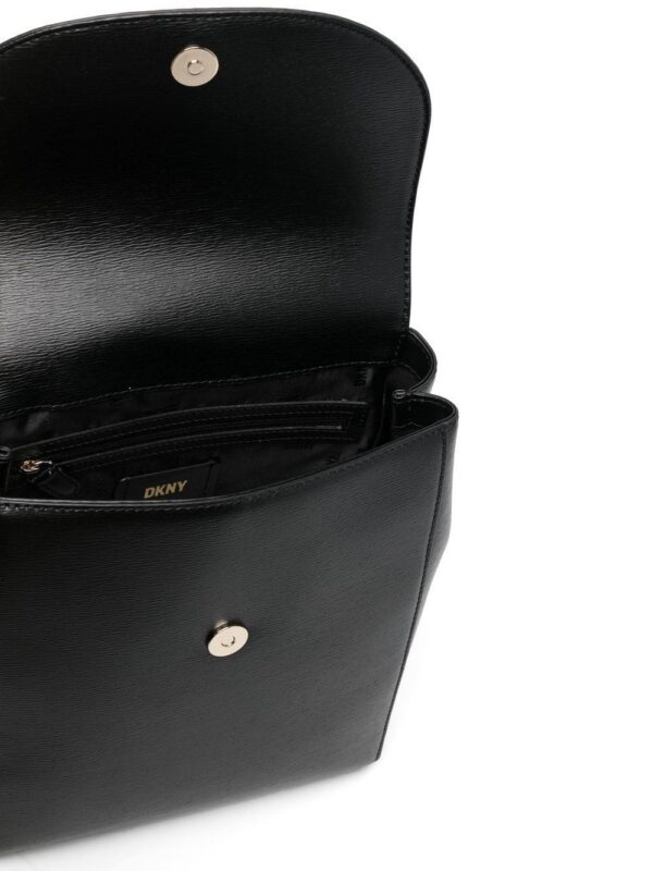 18646994_40312586_1000.jpg DKNY logo-lettering leather backpack