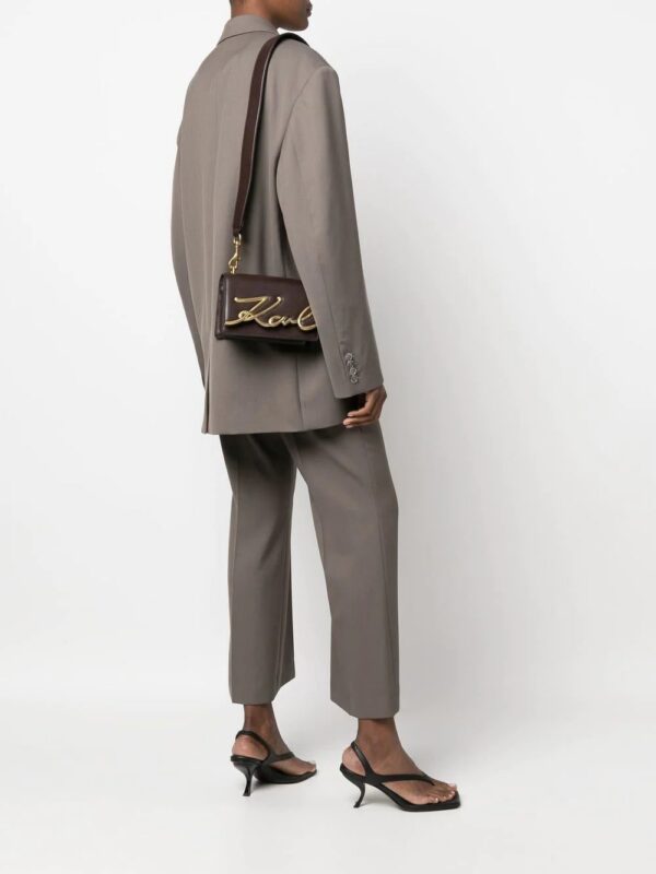 18648838_40750925_1000.jpg Karl Lagerfeld K/Signature leather shoulder bag