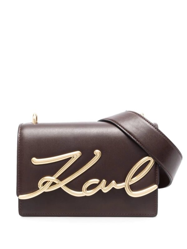 18648838_40750935_1000.jpg Karl Lagerfeld K/Signature leather shoulder bag