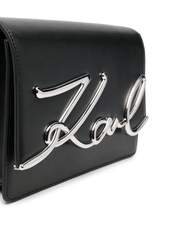 18649425_40763661_1000.jpg Karl Lagerfeld K/Signature leather shoulder bag