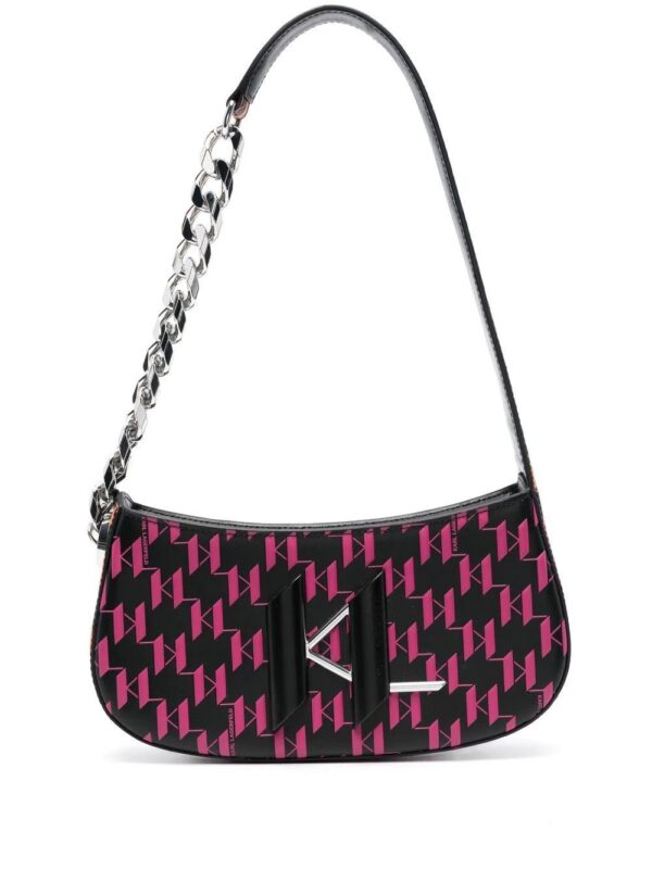 18650246_40825563_1000.jpg Karl Lagerfeld K/Saddle logo-plaque shoulder bag