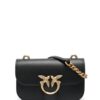 PINKO  Love Birds leather crossbody bag.
