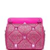 Valentino Garavani  small Roman Stud crystal-embellished shoulder bag
