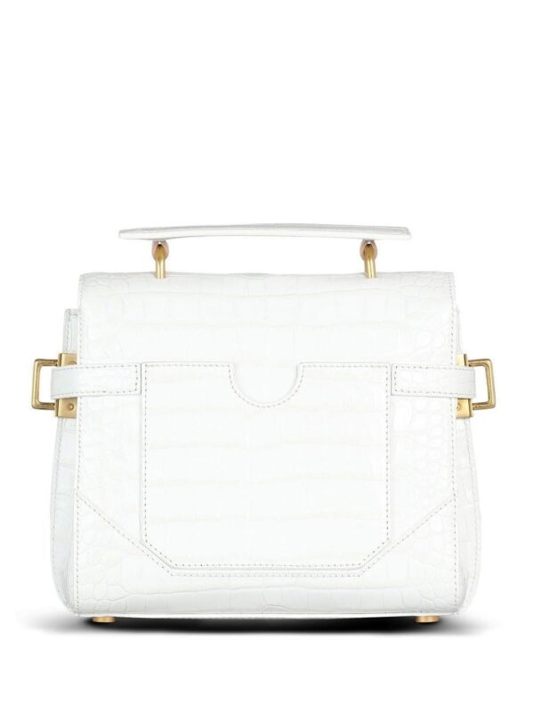 18658805_40694531_1000.jpg Balmain B-Buzz crocodile-embossed shoulder bag