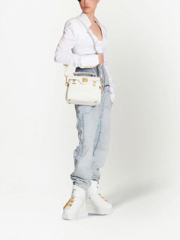 18658805_40760661_1000.jpg Balmain B-Buzz crocodile-embossed shoulder bag