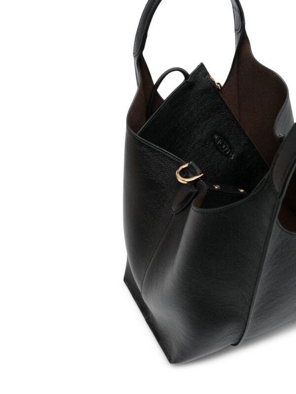 18661407_40369757_1000.jpg Tod's Timeless logo-plaque tote bag