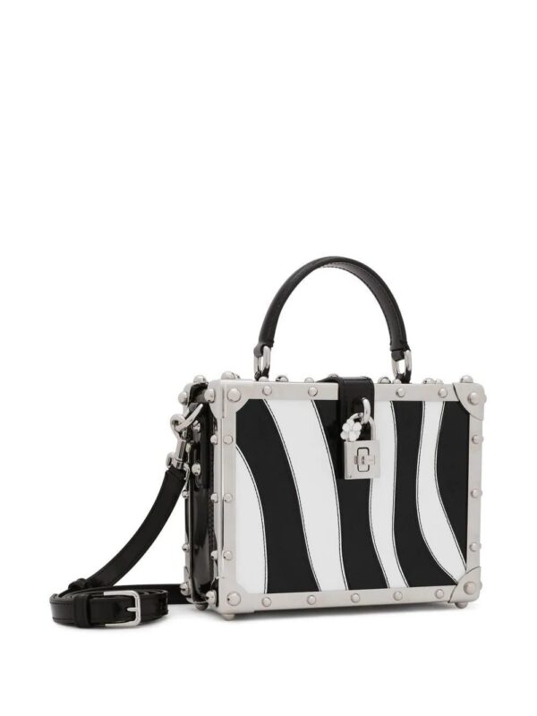 Dolce & Gabbana  Dolce Box zebra-print top-handle bag