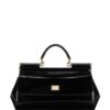 18665549_40412805_1000.jpg Dolce & Gabbana Elongated Sicily patent leather top-handle bag