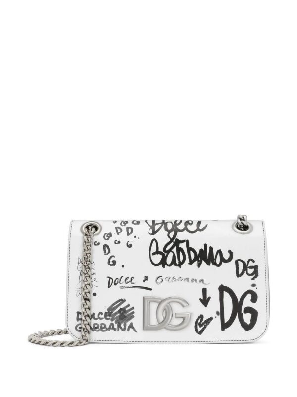 18665550_40792074_1000.jpg Dolce & Gabbana graffiti-print leather shoulder bag