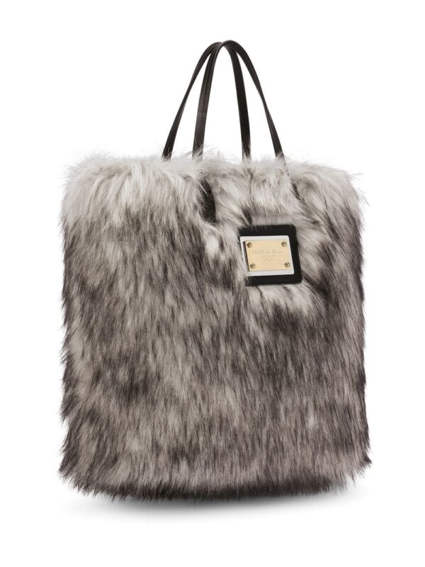 18665557_40789882_1000.jpg Dolce & Gabbana faux-fur shopper bag