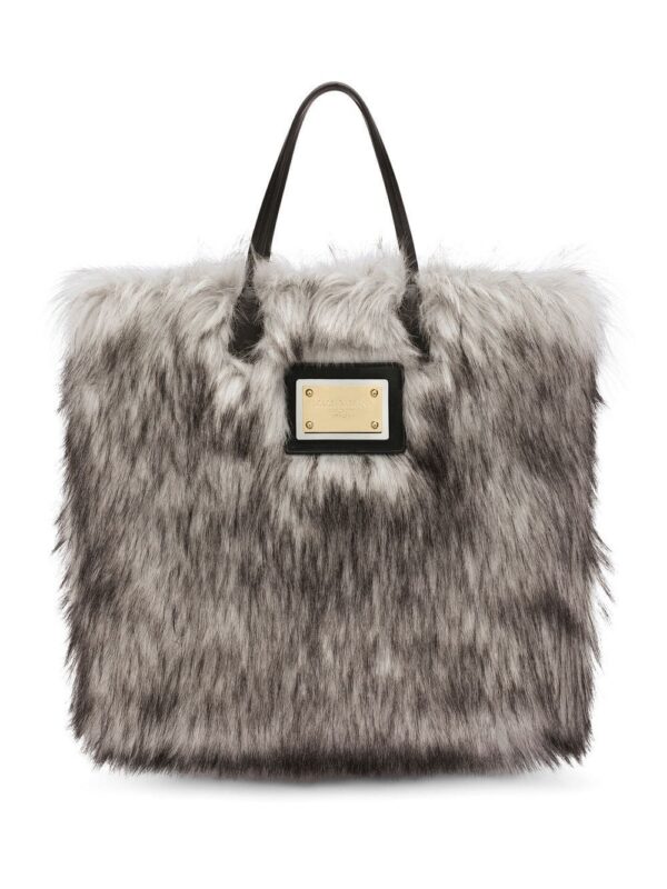 18665557_40789888_1000.jpg Dolce & Gabbana faux-fur shopper bag