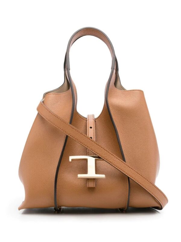 18670835_40374407_1000_bece5975-d336-44fe-9936-b3e1988d57a6.jpg Tod's Timeless logo-plaque tote bag