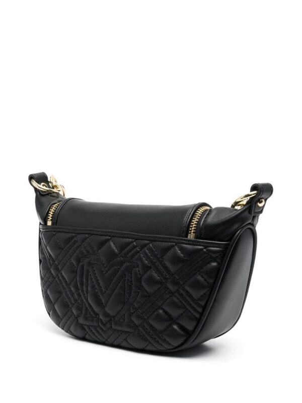 18673822_41297286_1000.jpg Love Moschino logo-plaque quilted shoulder bag