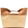 18676580_40531085_1000.jpg Alexander McQueen The Bow straw-woven tote bag