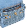 18683022_40571151_1000.jpg Balmain monogram-jacquard denim tote bag