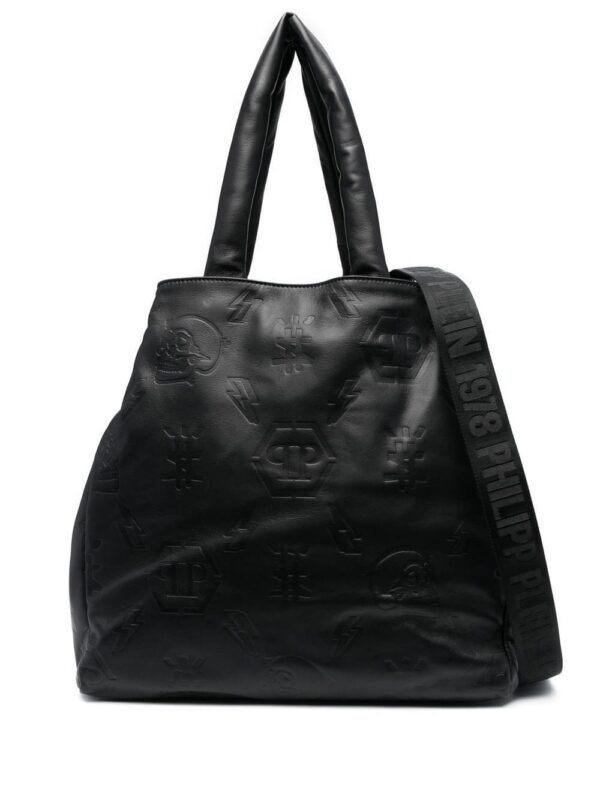 18697552_42120190_1000-1.jpg Philipp Plein embossed monogram tote bag