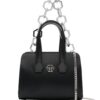 Phillip plein logo-plaque satin-finish tote bag