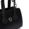 18697553_42120857_1000-1.jpg Philipp Plein logo-plaque satin-finish tote bag
