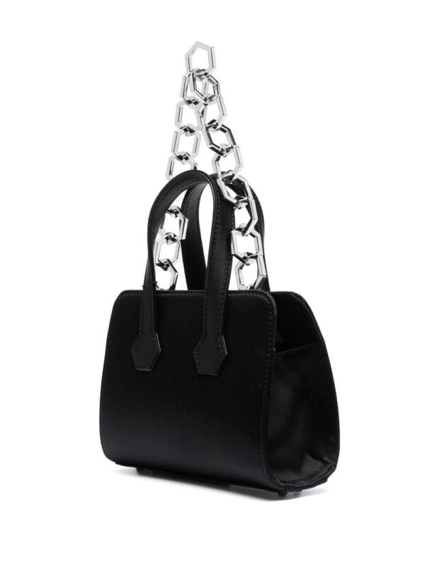 18697553_42122759_1000-1.jpg Philipp Plein logo-plaque satin-finish tote bag