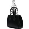 Phillip plein logo-plaque satin-finish tote bag