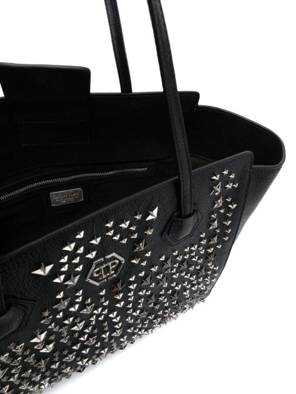18697555_42120511_1000.jpg Philipp Plein star stud embellished tote bag