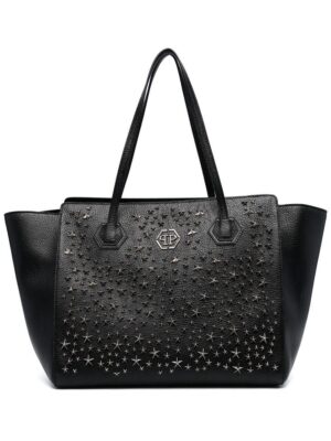 18697555_42121294_1000.jpg Philipp Plein star stud embellished tote bag