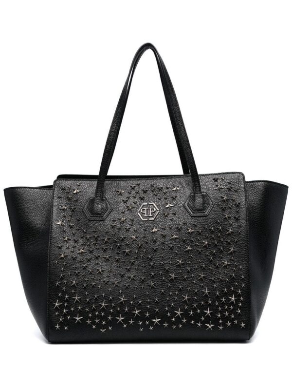 18697555_42121294_1000.jpg Philipp Plein star stud embellished tote bag