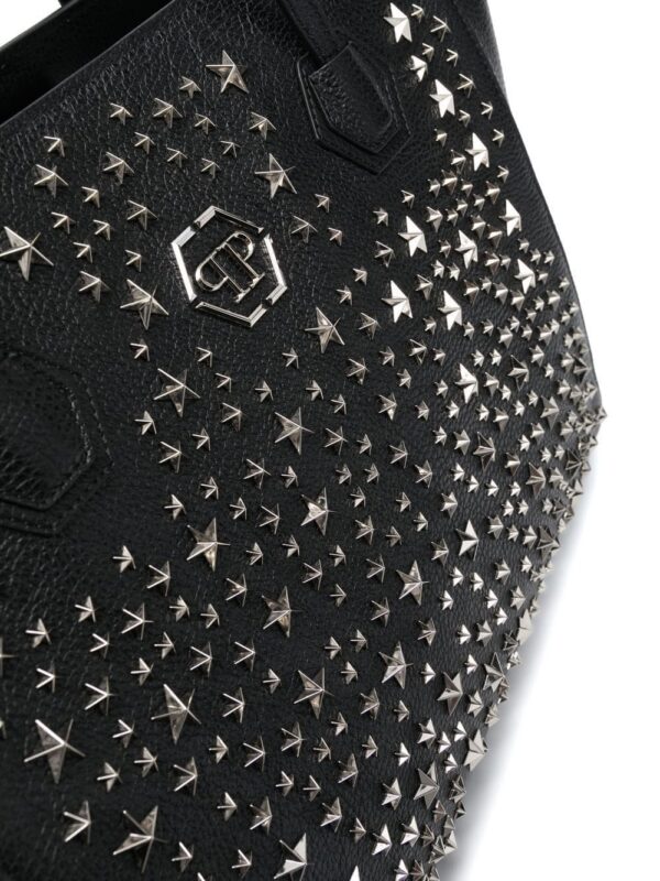 18697555_42122341_1000.jpg Philipp Plein star stud embellished tote bag