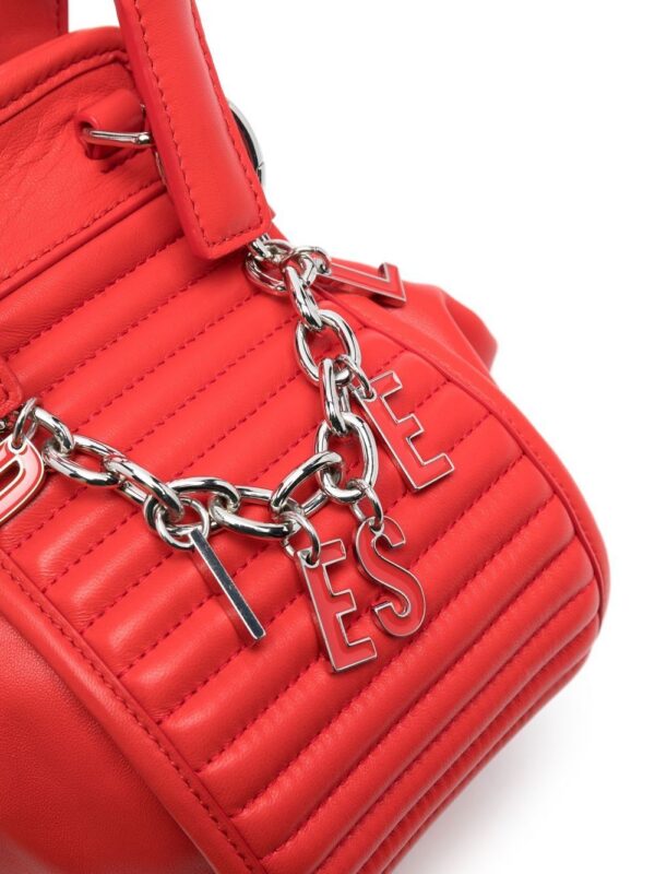 18716903_44015239_1000.jpg Diesel logo-charm detail tote bag