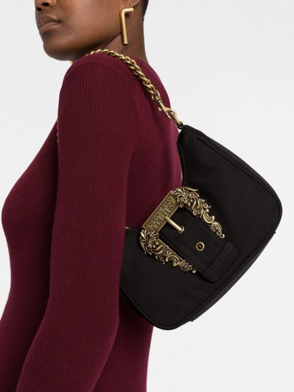 18723531_40460639_1000.jpg Versace logo-buckle shoulder bag