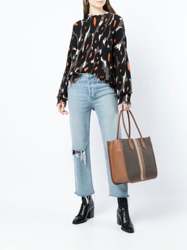 18737775_40656225_1000.jpg Michael Kors Heidi monogram-pattern tote bag